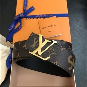 Louis Vuitton x Supreme Belt